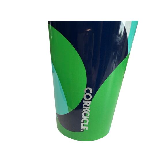 Corkcicle Tumbler Twist 16oz Mod Retro Print Insulated Coffee Tea Travel Mug - Picture 2 of 7